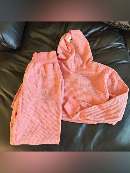 Born Primitive Other - Born Primitive Pink Waffle Knit Hoodie & Joggers Lounge Set